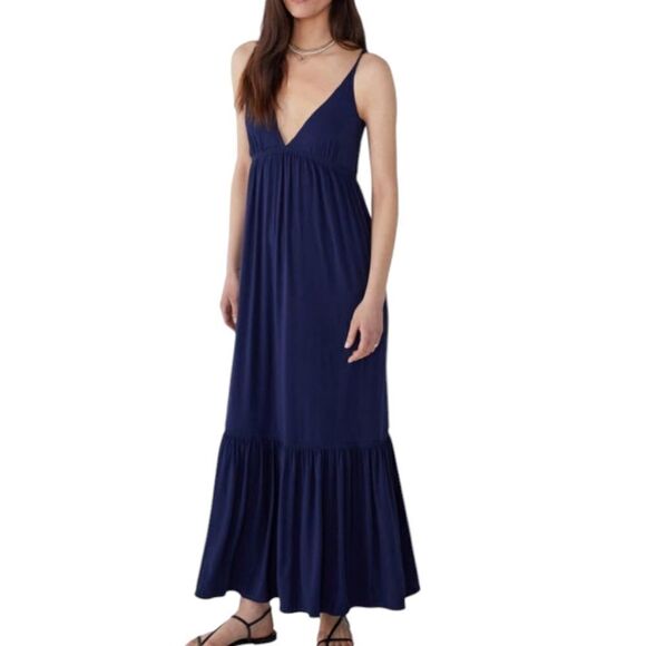 NWT Favorite Daughter the Weekend Maxi Dress in Navy - Picture 1 of 7